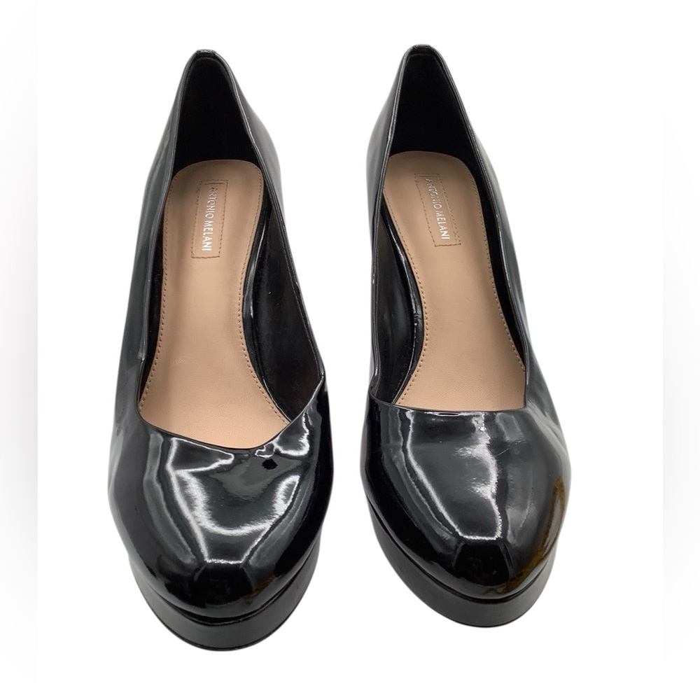 Antonio‎ Melani Black Patent Leather Women's Pumps 10M
